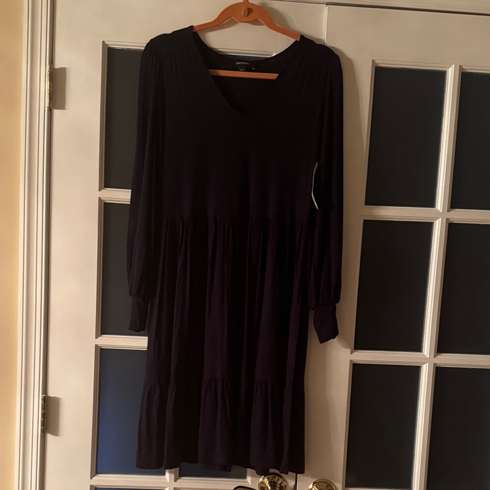 Karen Kane Navy Long Sleeve Dress
